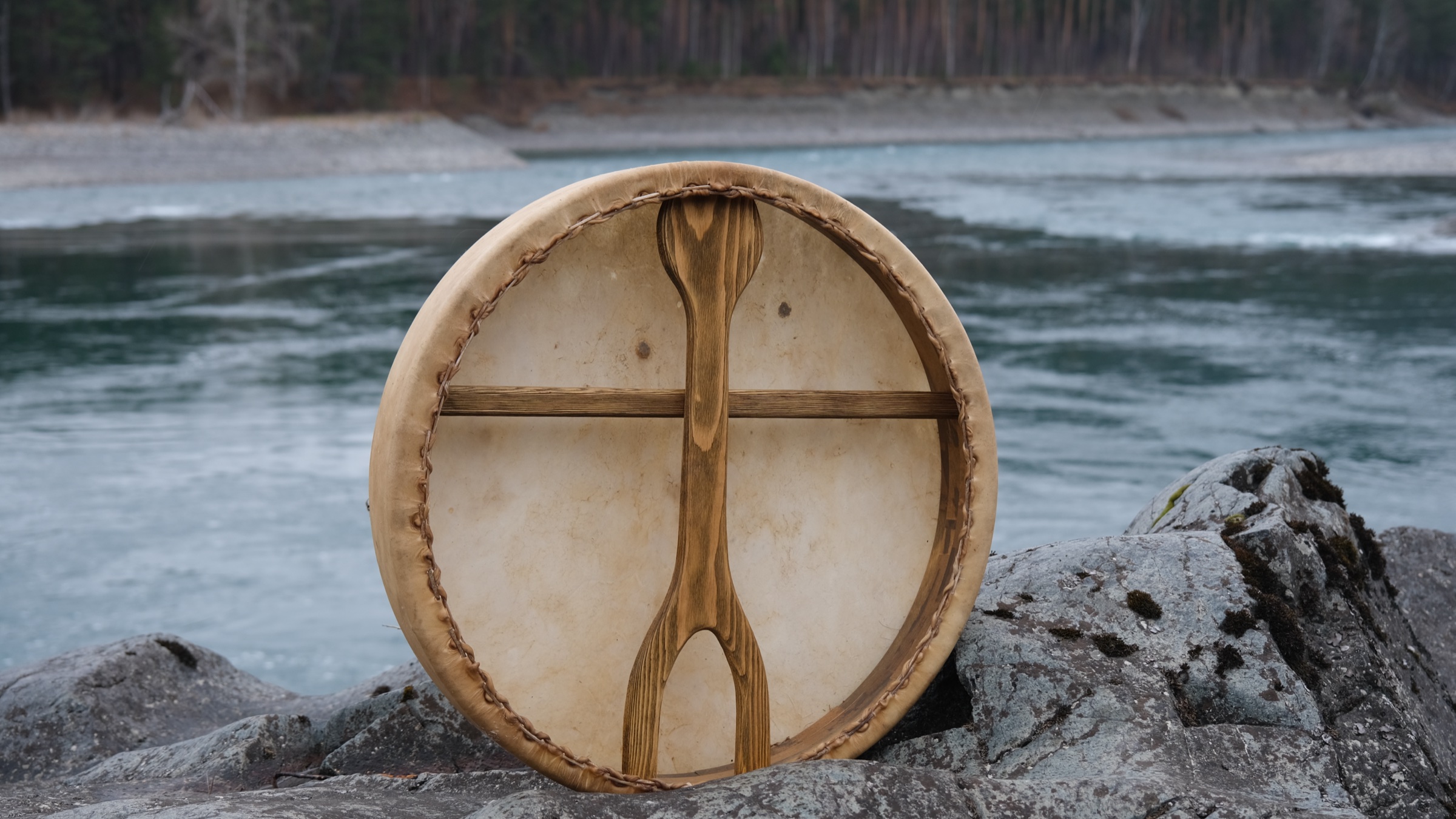 Rear view of a 60 cm drum